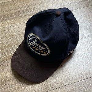 Cherry Los Angeles new era Black and Brown Cap